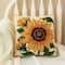 Glitzhome® 14" Fall Hooked Sunflower Pillow